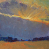 "Am Abend vor dem Sturm" Öl auf Leinwand, 68 x 68 cm, 2013