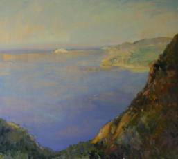 "Morgendliche Stille", Öl auf Leinwand, 80 x 90 cm, 2011