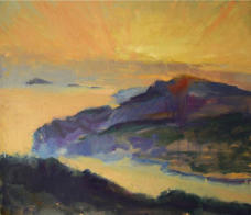 "Honigs Abend", Öl auf Leinwand, 60 x 70 cm, 2011