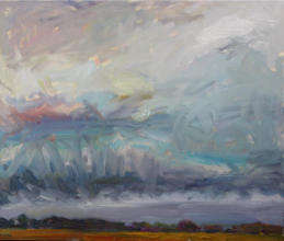 "Wolken", Öl auf Leinwand, 60 x 70 cm, 2007