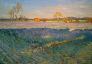 "Тіні осіннього ранку ",   полотно, олія, 50 x 70, 2006