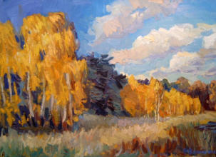 "Herbstensemble", Öl auf Leinwand, 50 x 70cm, 2007