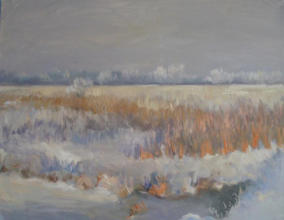 "Frosttag", Öl auf Leinwand, 50 x 70 cm, 2008