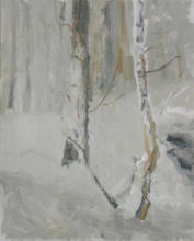 "Im Wald", Öl auf Leinwandkarton, 50 x 40 cm, 2010