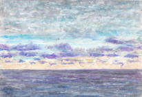 "Tag am Meer", Ölpastell, 21 x 30 cm, 2008