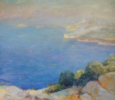 "Молочний ранок над морем",  полотно, олія, 80 x 90 см, 2011