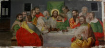 Genau das Motiv und Komposition „Abendmahl“ wurde  ursprünglich von Gravur  Sadeler (Künstler: Peter Candid 1548 - 1628 )  genommen.