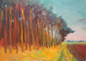 "Сосновий ліс" полотно, олія, 50 x 70 cm, 2014