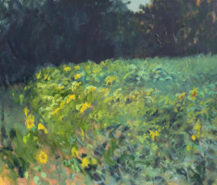 "Вечоріє",  полотно, олія, 60 x 70 см, 2011
