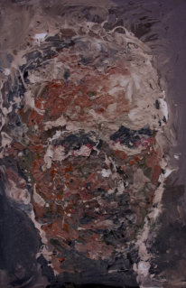 "Junger Handwerker" Mischtechnik, 119 x 78 cm, 2013