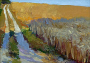 "Im Schatten",  Öl auf Leinwand, 50 x 70 cm, 2006