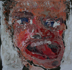 "Aufbrausend" Mischtechnik, 98 x100 cm, 2012
