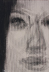 "Ferne", Mischtechnik auf Karton 100x90 cm, 2013
