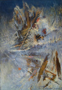 SILBERNER FROST Öl auf Leinwand, 90 x 110 cm, 2004
